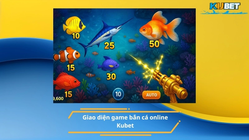 Giao diện game bắn cá online Kubet