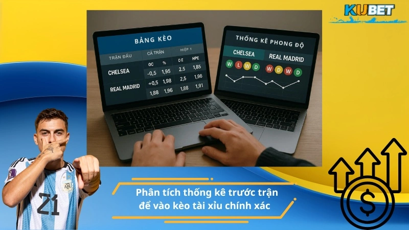Phân tích thống kê trước trận để vào kèo tài xỉu chính xác