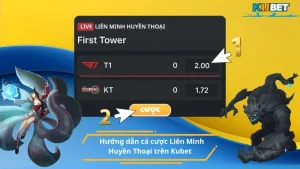 Hướng dẫn cá cược Liên Minh Huyền Thoại trên Kubet
