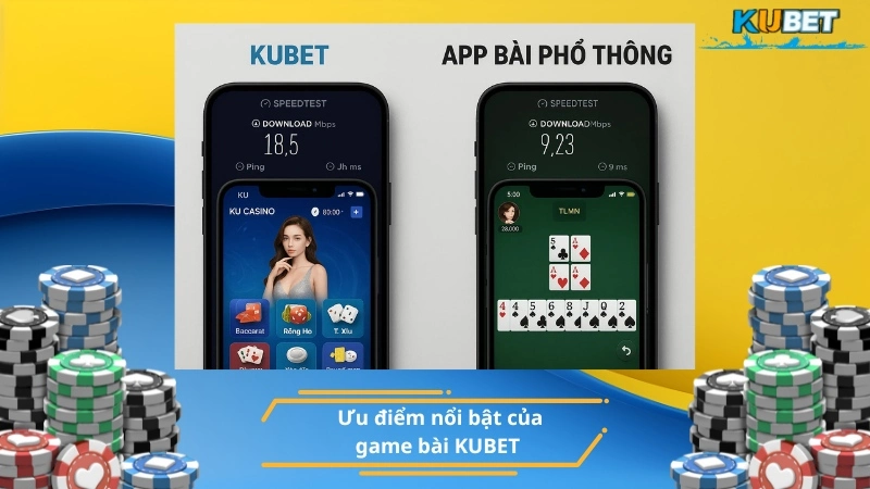 Ưu điểm nổi bật của game bài KUBET