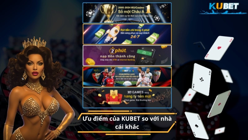 Ưu điểm của KUBET so với nhà cái khác