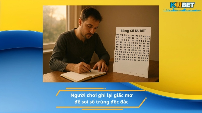 Người chơi ghi lại giấc mơ để soi số trúng độc đắc